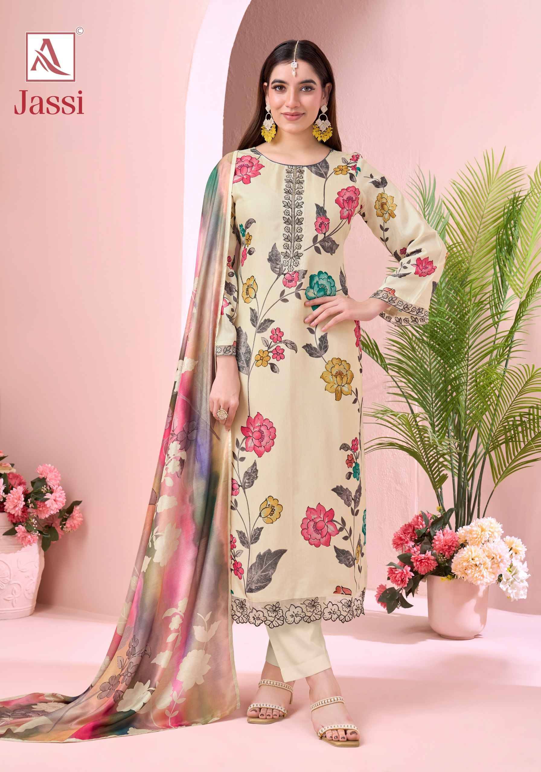 JASSI 1048 SERIES BY ALOK 01 TO 04 Beautiful Stylish Festive Suits Fancy Colorful Casual Wear & Ethnic Wear & Ready To Wear Heavy Cotton Print Dresses At Wholesale Price